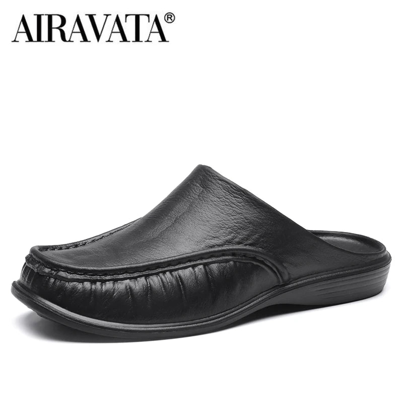 Men EVA Slippers Slip on Flats Shoes Fashion Beach Sandals Home Shoes Size 40-47