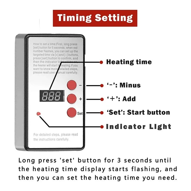 110V /220V Electric Heater Boiler Water Heating Element Portable Immersion Suspension Bathroom Swimming Pool water heater