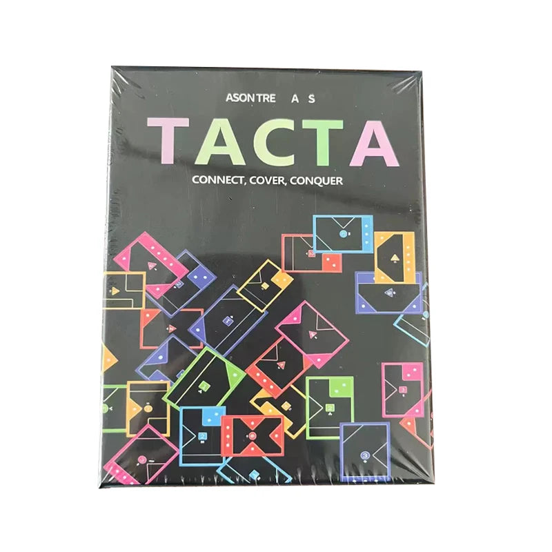 TACTA card game Fast paced strategy Shape Matching Party Family leisure gathering board game