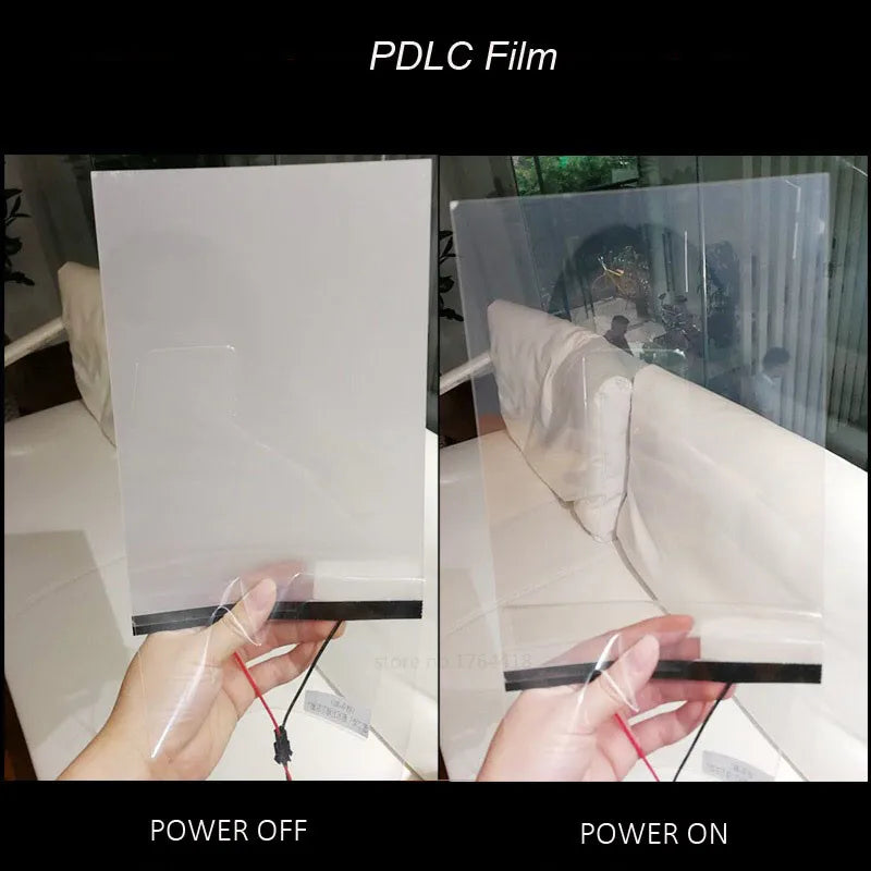 Smart Window Glass Film Privacy Self Adhesive Window Tint Customized Size Switchable Electronic PDLC Sticky Film