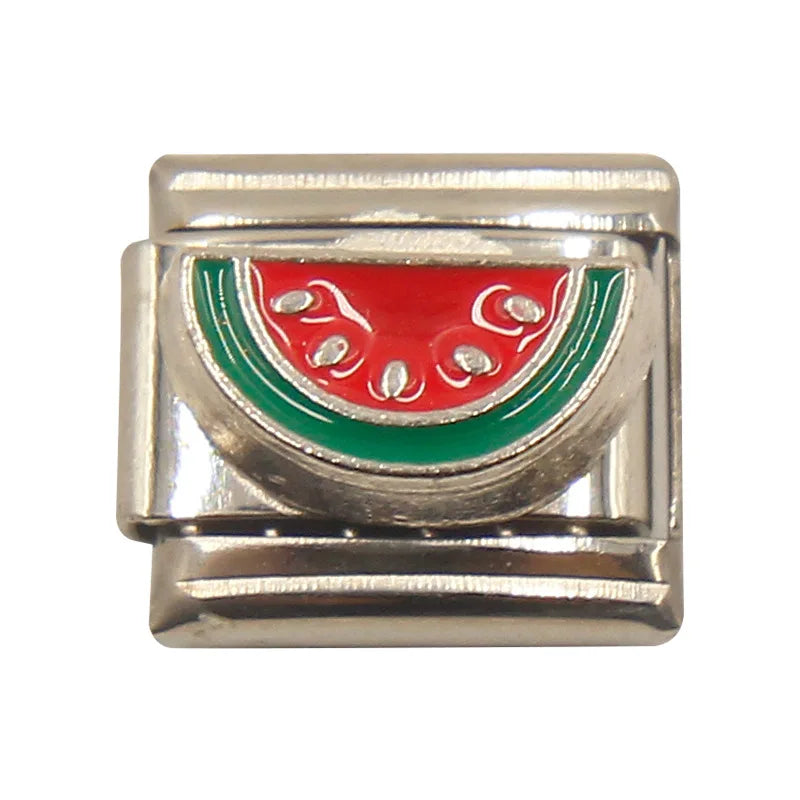 Letters Christmas Stockings Bags Skulls Rose Style Italian Style Link Charm (Fits 9mm Stainless Steel Bracelet) Jewelry Making D