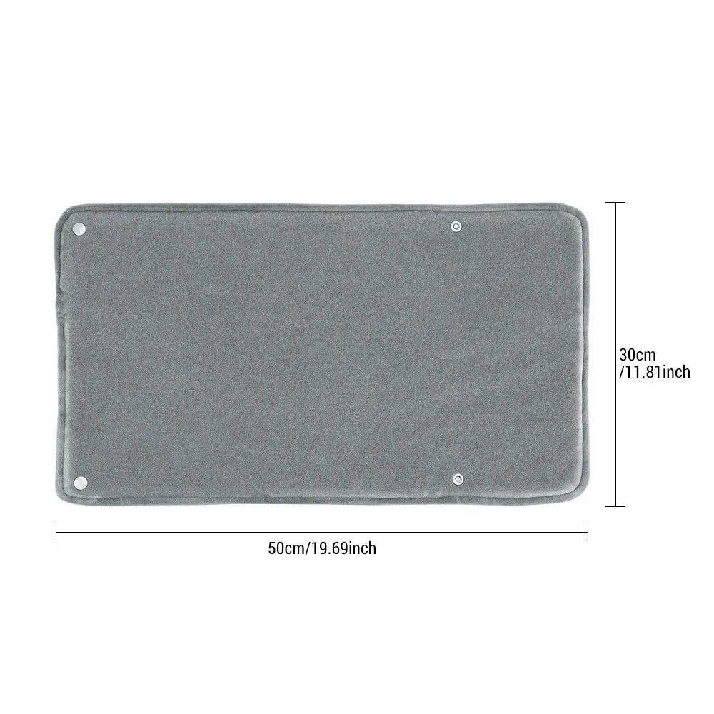 USB Thermostatic Hand Warmer for Winter Office and Home Use Shawl Warm Hands and Legs Short Velvet Fabric Heating Blanket