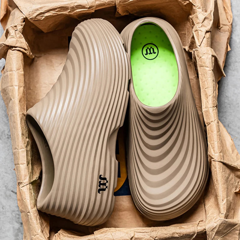 Waterproof Anti-skid Oil Proof Chef Kitchen Shoes Soft Working Footwear Without Steel Cap Clogs Garden Beach Shoes Summer