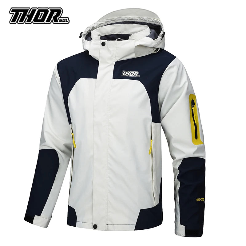 THORSOL Men Waterproof Cycling Jackets Mtb Bike Windproof Motorcycle Wind Coat Bicycle Clothing Chaqueta Impermeable Para Hombre