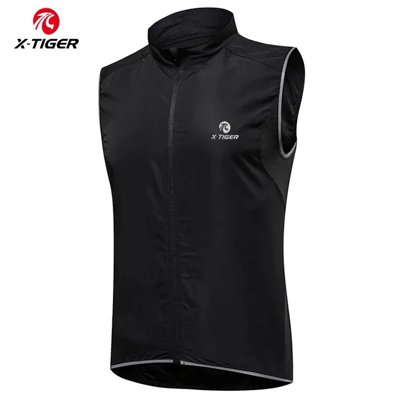 X-TIGER Cycling Jackets Vest Bicycle Reflective Windproof Ultralight Sun Protective Mountaineering Jacket Cycling Windbreaker