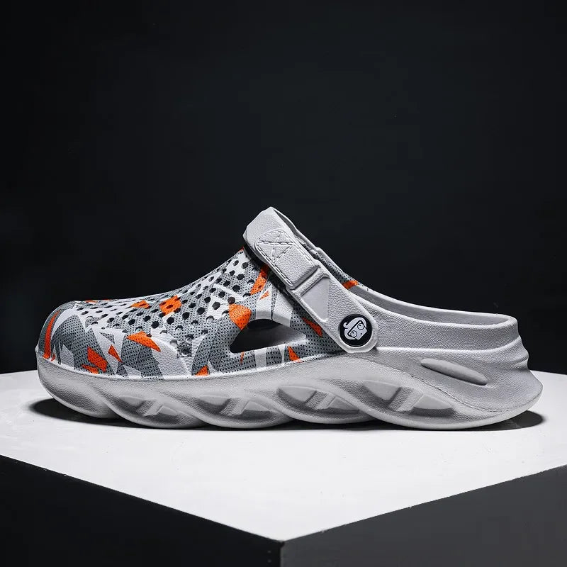 Unisex Summer Slippers Men Clogs Platform Women Beach Sandals Outdoor Casual Non-slip