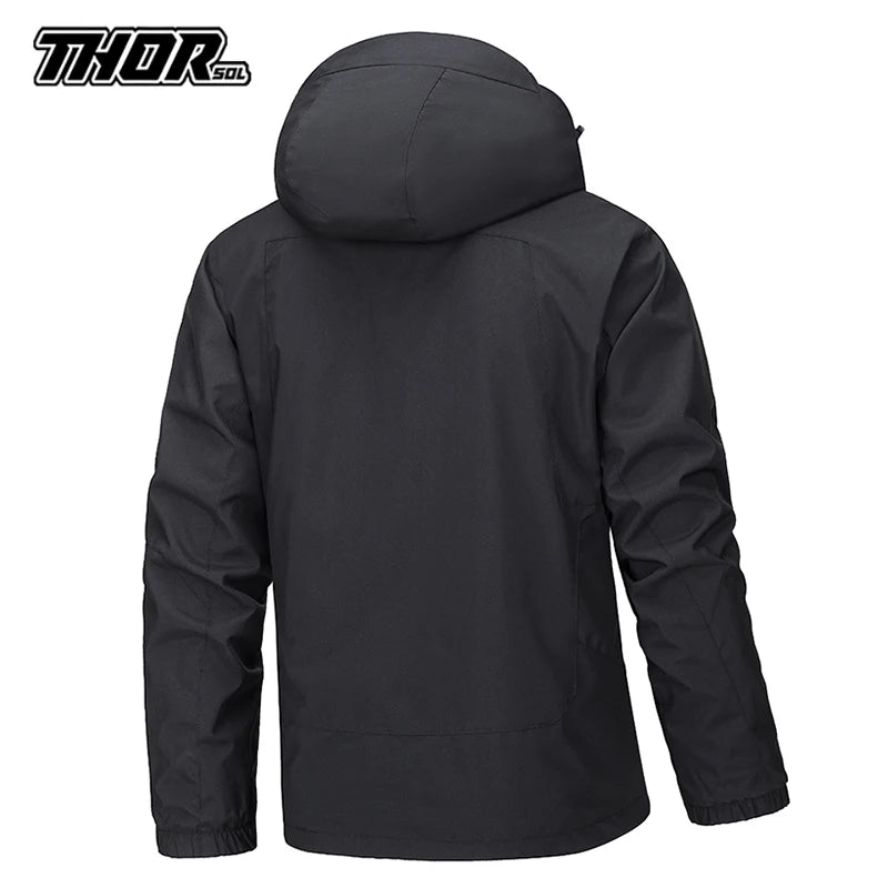 THORSOL Men Waterproof Cycling Jackets Mtb Bike Windproof Motorcycle Wind Coat Bicycle Clothing Chaqueta Impermeable Para Hombre