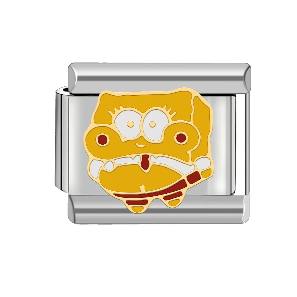 Letters Christmas Stockings Bags Skulls Rose Style Italian Style Link Charm (Fits 9mm Stainless Steel Bracelet) Jewelry Making D